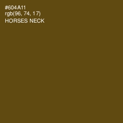 #604A11 - Horses Neck Color Image