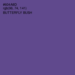 #604A8D - Butterfly Bush Color Image