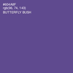 #604A8F - Butterfly Bush Color Image