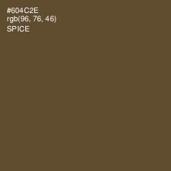 #604C2E - Spice Color Image