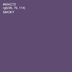 #604C72 - Smoky Color Image