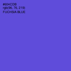 #604CDB - Fuchsia Blue Color Image