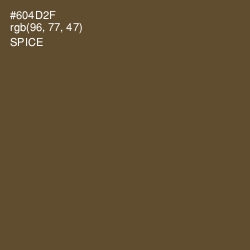 #604D2F - Spice Color Image