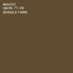 #604D31 - Shingle Fawn Color Image