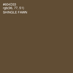 #604D33 - Shingle Fawn Color Image
