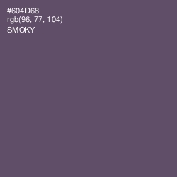 #604D68 - Smoky Color Image
