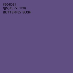 #604D81 - Butterfly Bush Color Image