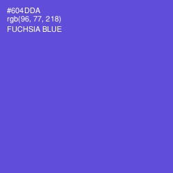 #604DDA - Fuchsia Blue Color Image