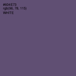 #604E73 - Smoky Color Image