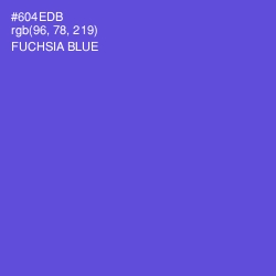 #604EDB - Fuchsia Blue Color Image