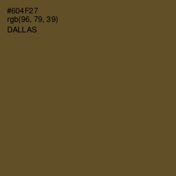 #604F27 - Dallas Color Image