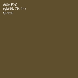 #604F2C - Spice Color Image