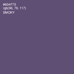 #604F75 - Smoky Color Image