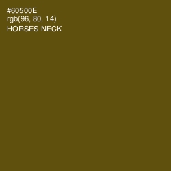 #60500E - Horses Neck Color Image