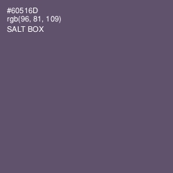 #60516D - Salt Box Color Image