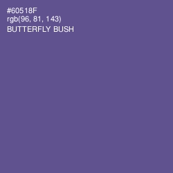 #60518F - Butterfly Bush Color Image