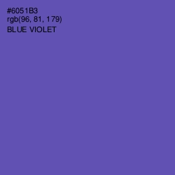 #6051B3 - Blue Violet Color Image