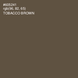 #605241 - Tobacco Brown Color Image