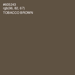 #605243 - Tobacco Brown Color Image