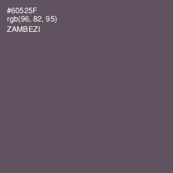 #60525F - Zambezi Color Image