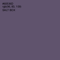 #60536D - Salt Box Color Image