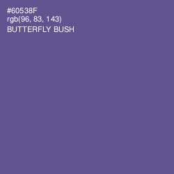 #60538F - Butterfly Bush Color Image