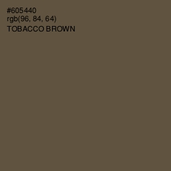 #605440 - Tobacco Brown Color Image