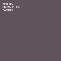 #60545C - Zambezi Color Image