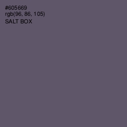 #605669 - Salt Box Color Image