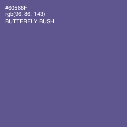 #60568F - Butterfly Bush Color Image