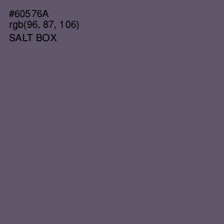 #60576A - Salt Box Color Image