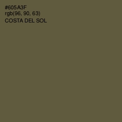 #605A3F - Costa Del Sol Color Image