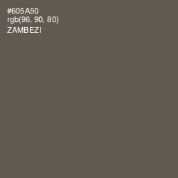 #605A50 - Zambezi Color Image