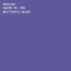 #605A9C - Butterfly Bush Color Image