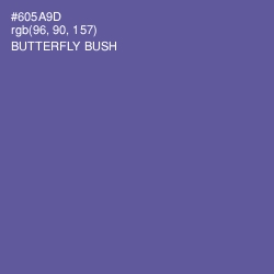#605A9D - Butterfly Bush Color Image