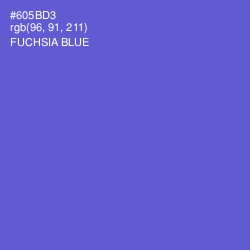 #605BD3 - Fuchsia Blue Color Image