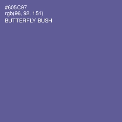 #605C97 - Butterfly Bush Color Image