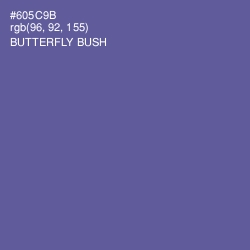 #605C9B - Butterfly Bush Color Image