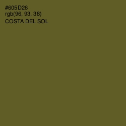 #605D26 - Costa Del Sol Color Image