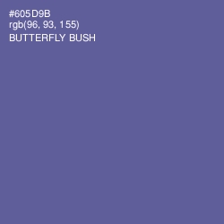#605D9B - Butterfly Bush Color Image