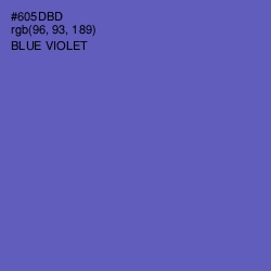 #605DBD - Blue Violet Color Image