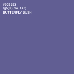 #605E93 - Butterfly Bush Color Image