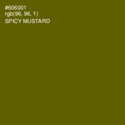 #606001 - Spicy Mustard Color Image