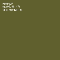 #60602F - Yellow Metal Color Image