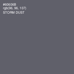 #60606B - Storm Dust Color Image