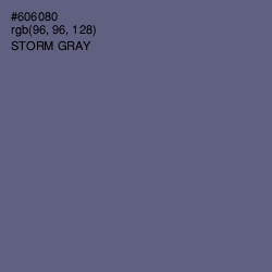 #606080 - Storm Gray Color Image