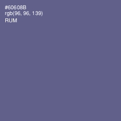#60608B - Rum Color Image