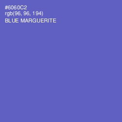 #6060C2 - Blue Marguerite Color Image