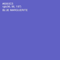 #6060C5 - Blue Marguerite Color Image