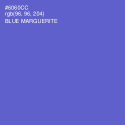 #6060CC - Blue Marguerite Color Image